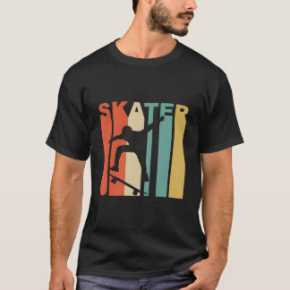 T-shirt 1970'S Style Skater Skateboarder Skateboarding