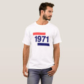 T-shirt 1971, 50E Anniversaire (Devant entier)