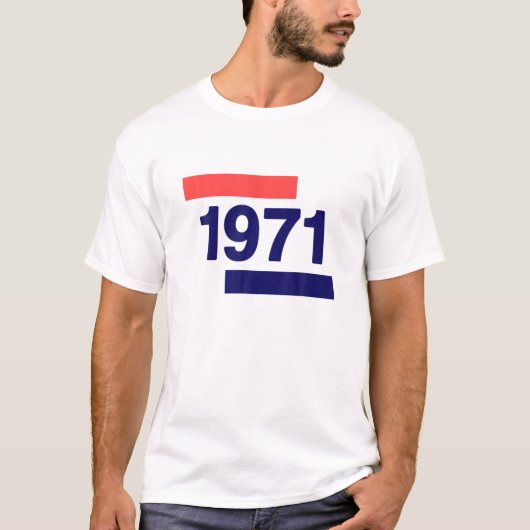 T-shirt 1971, 50E Anniversaire (Devant)