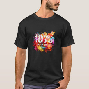 T-shirt 1973 Année de naissance édition limitée Numéro d'a