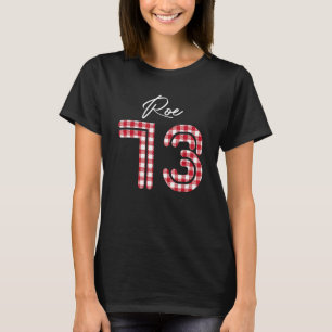 T-shirt 1973 Buffalo Plaid Prochoice Abortion Righ