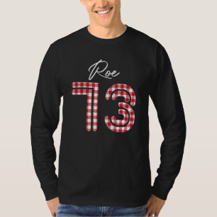 T-shirt 1973 Buffalo Plaid Prochoice Abortion Righ