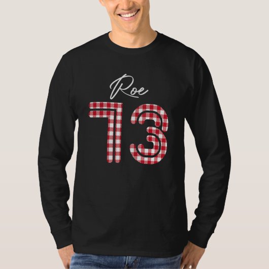 T-shirt 1973 Buffalo Plaid Prochoice Abortion Righ (Devant)