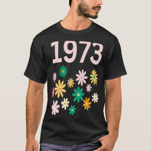 T-shirt 1973 Pro Roe Fleurs de printemps rose Super Femme