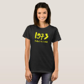 T-shirt 1973 Protéger Roe V Wade Jaune (Devant entier)