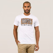 T-shirt 1975 Année de naissance (Devant entier)
