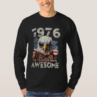 T-shirt 1976 49ème anniversaire stupéfiant depuis 49 ans
