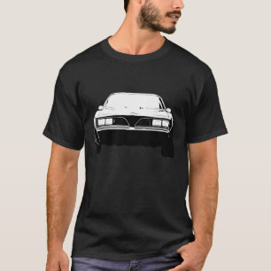 T-shirt 1977 Pontiac Firebird Noir et Blanc