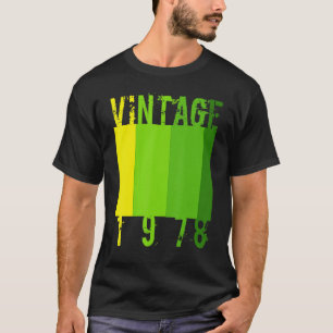 T-shirt 1978 44anniversaire Vintage Classic Age 1