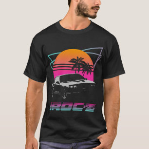 T-shirt 198039S Vague Rétro Chevy Camaro Iroc-Z