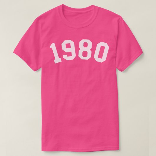 T-SHIRT 1980 4 (Design devant)