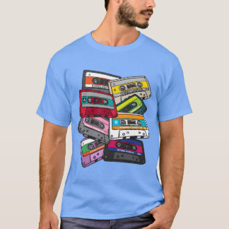 T-shirt 1980 80S Vintage Generation Eighties Cassette fami