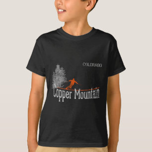 T-shirt 1980 Style Copper Mountain Colorado Skin Vintage