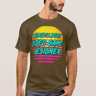 T-shirt 1980s Retro Video Game Designer Cadeau