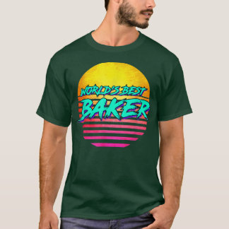 T-shirt 1980s Style Baking idée cadeau pour Baker
