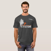 T-shirt 1980s Style Keystone CO Vintage Skiing (Devant entier)