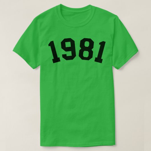 T-SHIRT 1981 1 (Design devant)