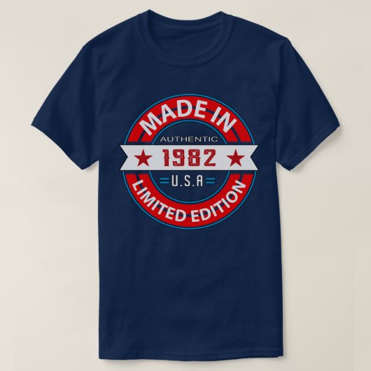 T-shirt 1982 41 Année (Design devant)