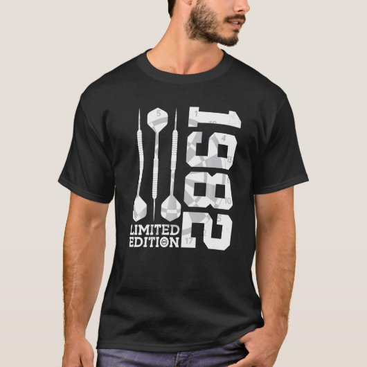 T-SHIRT 1982 DARTS 40E ANNIVERSAIRE (Devant)