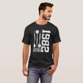 T-SHIRT 1982 DARTS 40E ANNIVERSAIRE (Devant entier)