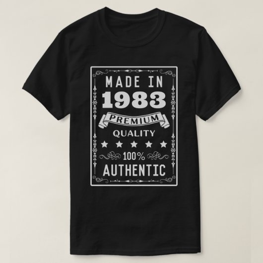 T-SHIRT 1983 (Design devant)
