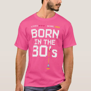 T-shirt 1983 Anniversaire Rétro Gamer Piel Né dans les ann