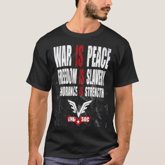 T-shirt 1984 Newspeak Poster Shirt ( Men's ) (Devant)