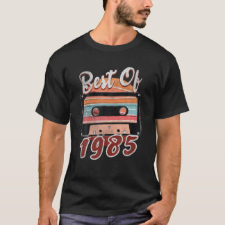 T-shirt 1985 Nouveauté Retro Esthétique 37 Ans Naissance B