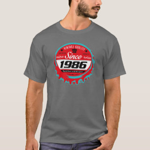 T-shirt 1986 d'année de naissance