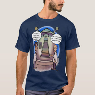 T-shirt 1987 Retour dans le temps Bleu des hommes