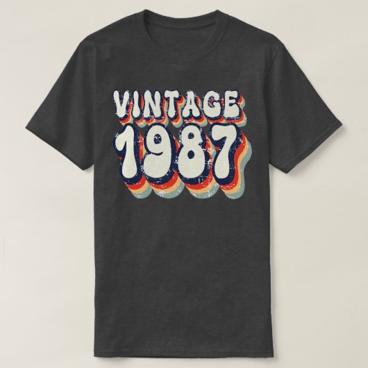 T-shirt 1987 vintage (Design devant)