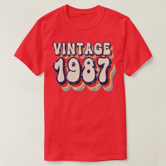 T-shirt 1987 vintage (Design devant)