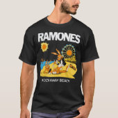 T-shirt 1988 Ramones Rockaway Beacm (Devant)