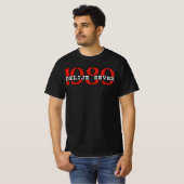 T-shirt 1989 Delije Sever Rouge Blanc (Devant entier)