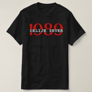 T-shirt 1989 Delije Sever Rouge Blanc