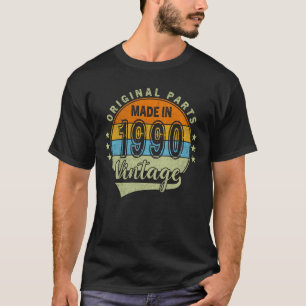 T-shirt 1990 - Cadeau d'anniversaire de 35 ans pour hommes