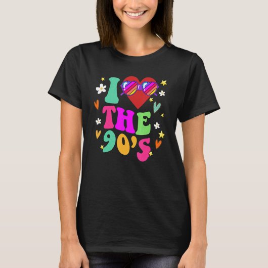 T-shirt 1990's I Heart 90 (Devant)