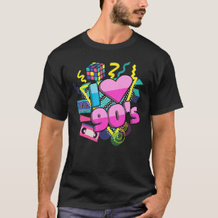 T-shirt 1990s Vibe 90s Costume rétro Vintage 90u2019s 2