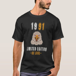 T-shirt 1991 année de naissance 1991 anniversaire
