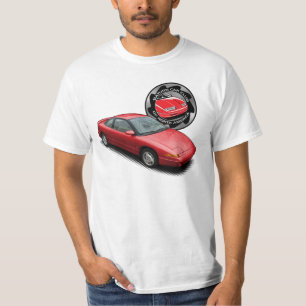 T-shirt 1991 rouge de coupé de SCCNA Saturn