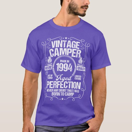 T-shirt 1994 Camper Mountains Scout Scouting Campi (Devant)