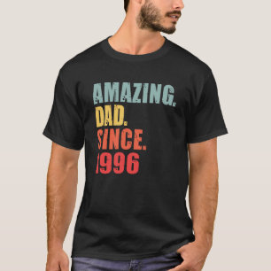 T-shirt 1996 Papa Extraordinaire depuis 1996