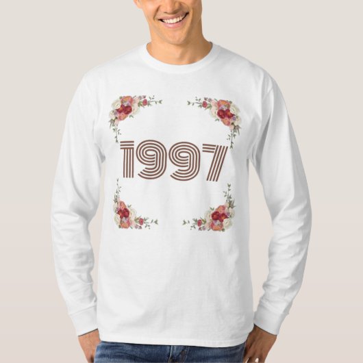 T-shirt 1997 Numéros Art Design (Devant)
