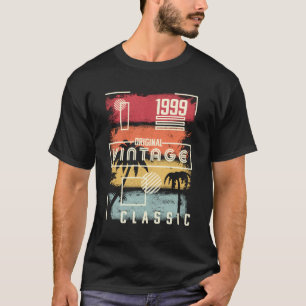T-shirt 1999 Chemise Vintage 21E Anniversaire Cadeau Retro