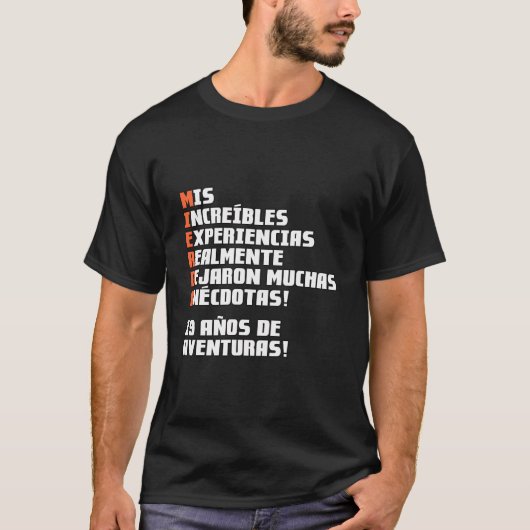 T-shirt 19 Ans D'Aventures (Devant)
