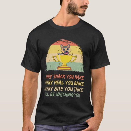 T-shirt 19 Chaque collation que vous faites... Je vais vou (Devant)