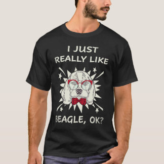 T-shirt 19 J'aime vraiment beaucoup Beagle