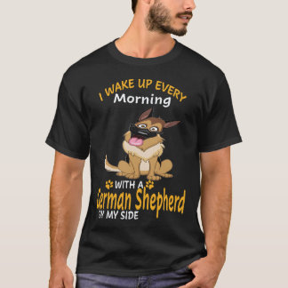 T-shirt 19 Je me réveille chaque matin avec un berger alle