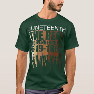 T-shirt 19 juin 1865 Le Jour de l'Indépendance Réelle1