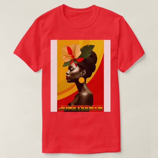T-shirt 19 juin avec une oreille (Design devant)